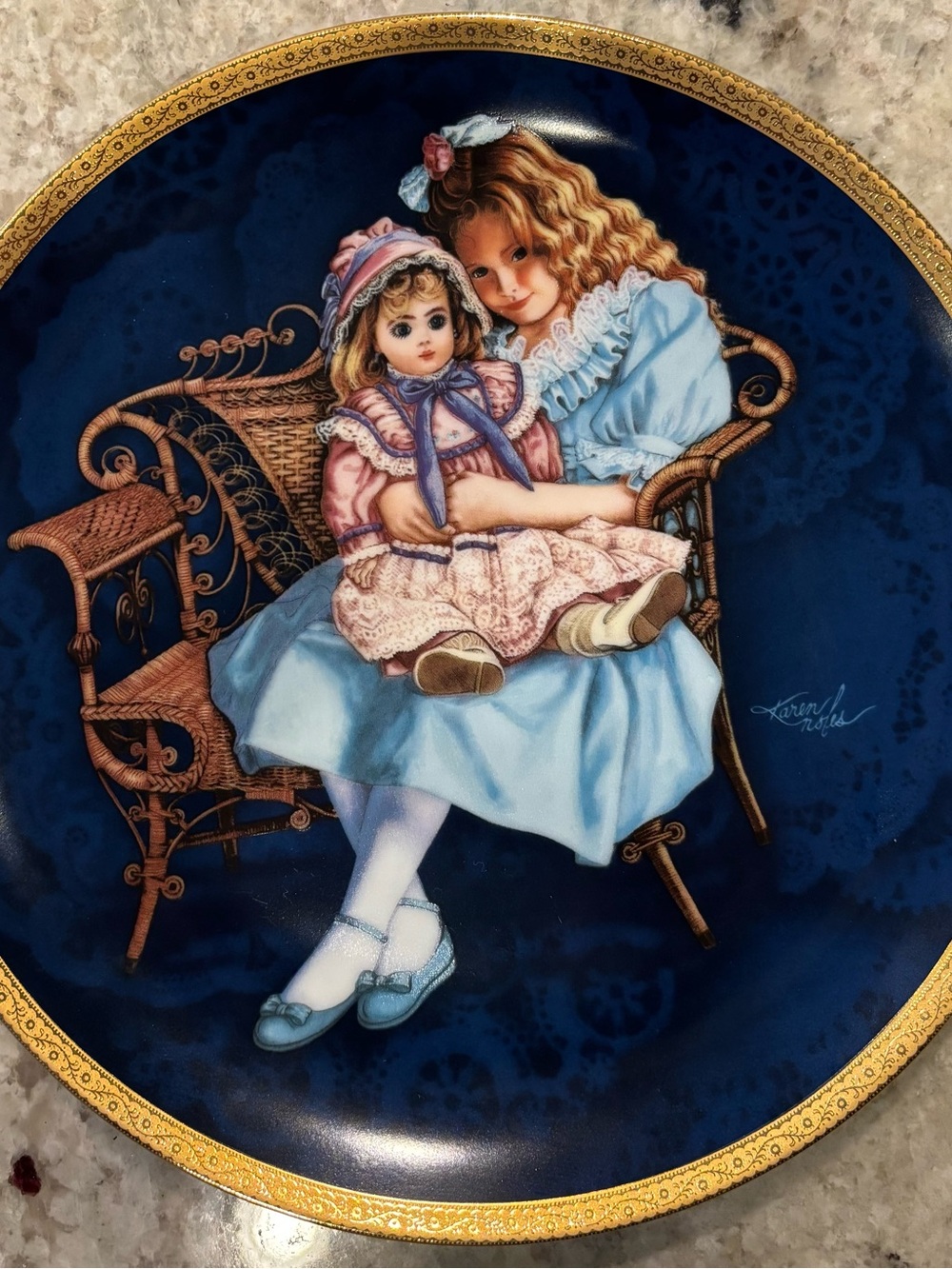 “Claire and Nicole” Collectible Plate